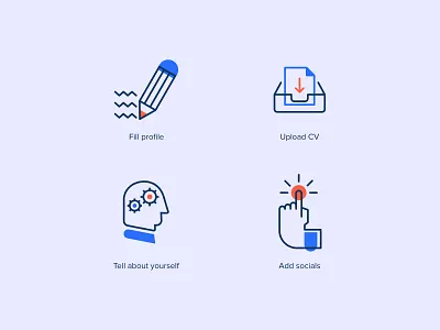 Pitch Me notification icons comercial icons illustration vector web