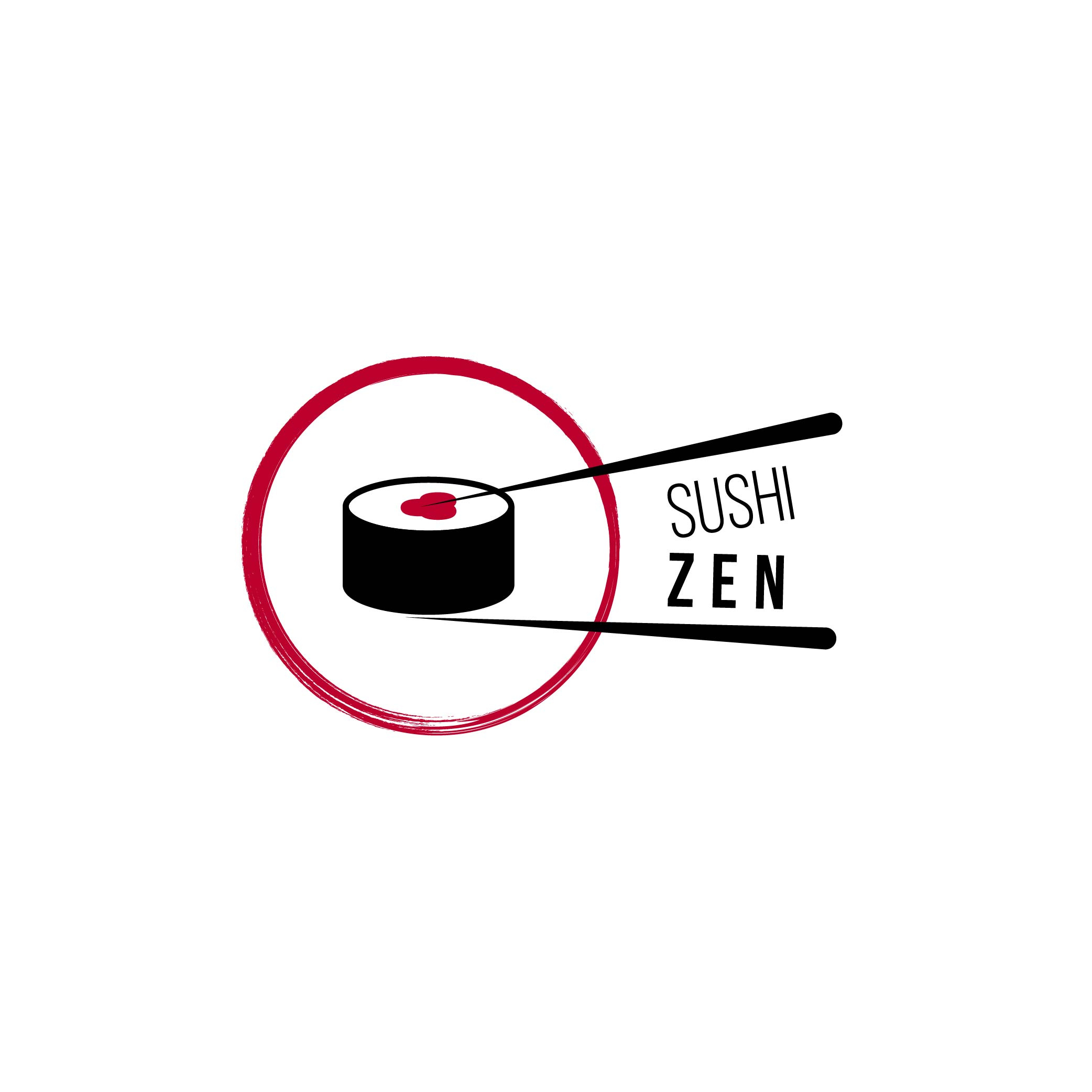 Example of Logo Sushi Zen