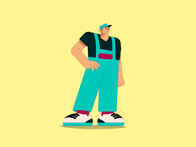 Character Design Standing 2d adobe illustrator characterdesign illustration