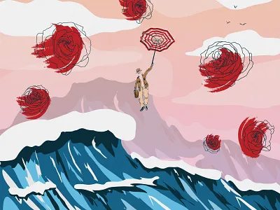 Sorrow adobe illustration colors design designer graphic graphic art graphicdesigner illustration nepal vector