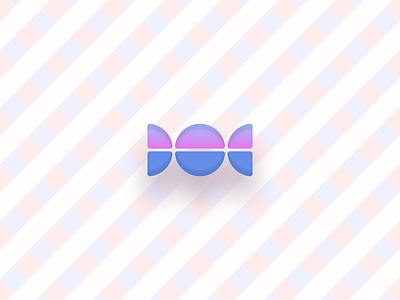 Candy candy icon illustration stripes vector