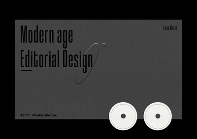 Modern Age branding branding and identity branding design editorial editorial design graphic design illustration minimalism minimalistic poster a day poster design simple design typeface typography typography art