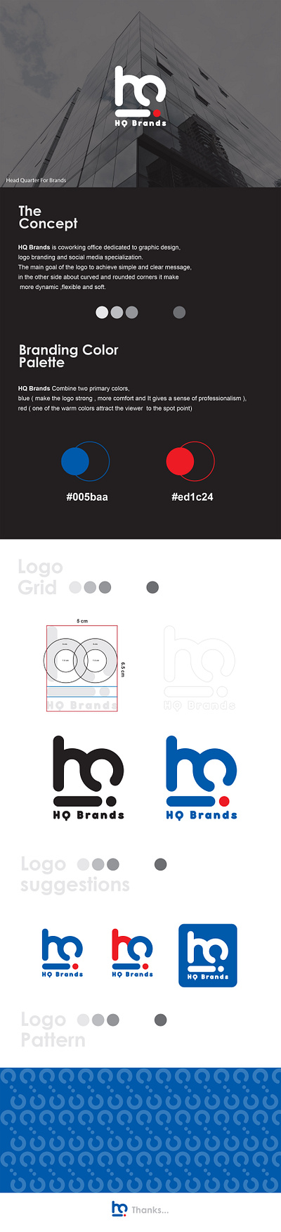 Hq brands brand branding branding design identity logo trendy