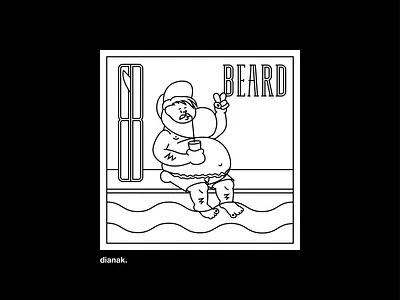 beard 36 days of type 36days 36days adobe 36daysoftype 36daysoftypeb art designerdianak illustration illustration art illustrations