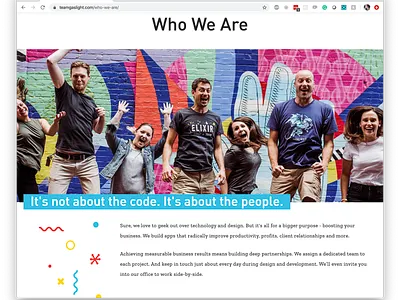 Who We Are brand redesign cincinnati design responsive design web design