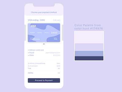 #DailyUI #002 Credit Card Checkout app checkout credit creditcard design flat minimal sketchapp ui