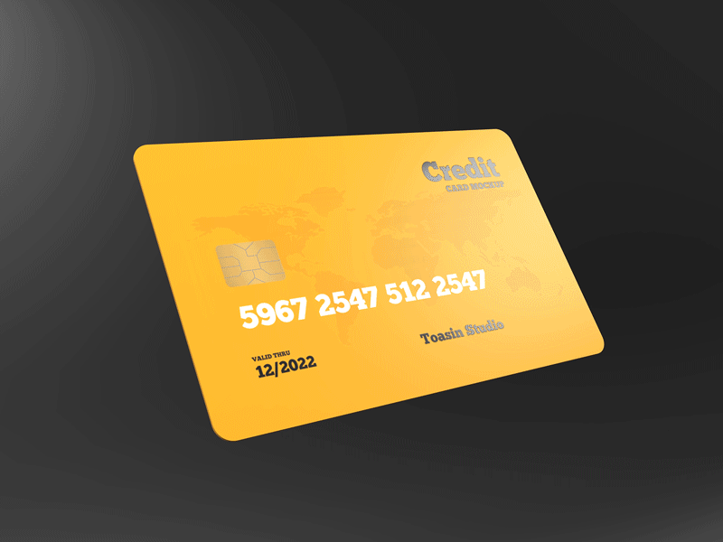 Credit Card Flipping Animation 3d animated animated gif animation credit card design effect gif mock up mock up mock ups mockup mockups presentation project render video