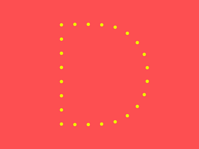 36 Days of Type - D 36 days of type 36daysoftype after effects animation dots