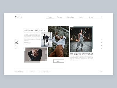 street style fashion page design people street uiux