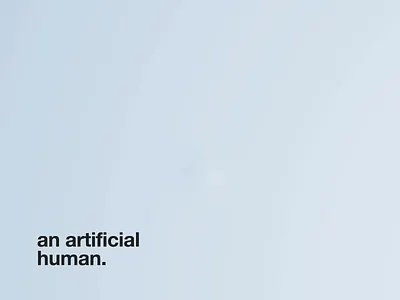 An atifical human 3d aftereffects animation artifical assistant c4d clean design future human intelligence interface motion neumorphism ui ux voice vr