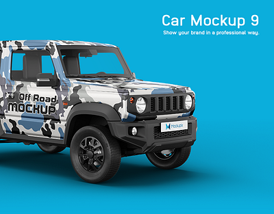 Suzuki Jimny Car Mockup advertisingmockup camouflage car mockup country jeep landrover mud off road ranch roadster stickers suzuki template terrain vehicle wrap vinyl wrap wilderness wrapping mockup