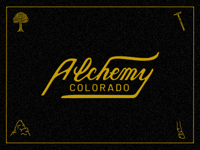 Alchemy Script alchemy branding colorado esoteric food truck foodtruck hand lettering handlettering lettering occult scripts sigil sigils symbol symbols vintage