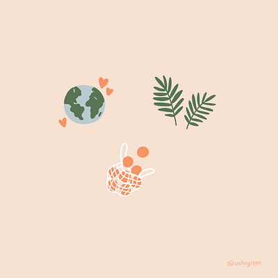 zero waste icons digital download earth earth friendly eco etsy icon design icons instagram highlight covers leaves oranges plants produce produce bag social media icons zero waste