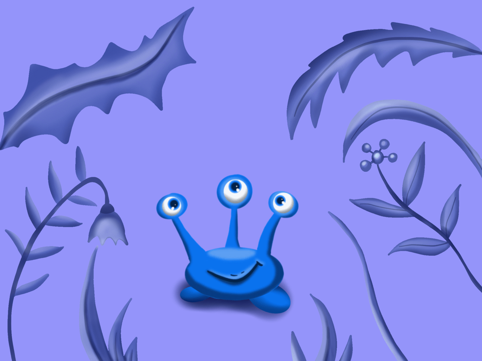 Monster animation gif animation gif illustration monster walk