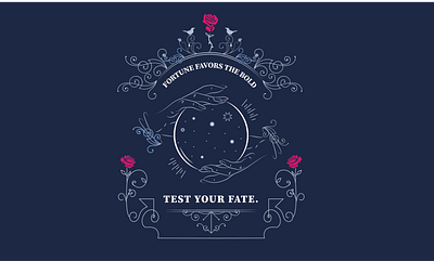 Fortune Favors The Bold beer fortune fortune teller fortunetelling hands magical