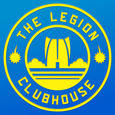 The Legion Clubhouse album art logo podcast