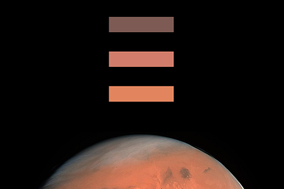 Nearing Mars graphicdesign vector