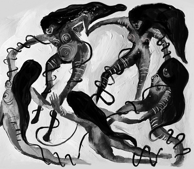 Brujas design editorial illustration illustraion ink matisse witch witches woman illustration