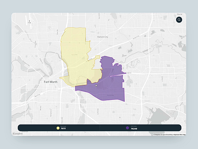 Demographic Comparison design framer framer x mapbox product design ui ux web app