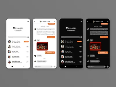 Daily UI #013 — Direct Messaging app daily daily ui daily ui 013 daily ui 13 direct messaging imessage messaging messaging app messenger mobile texting thano ui ux ysdn