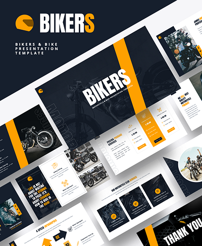 BIKERS – Motorcycle & Bike Powerpoint Template adventure bike bike powerpoint biker black chopper engine helmet lifestyle man motor motor powerpoint motorbike motorcycle motorcycle powerpoint motorcyclist race ride rider road