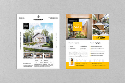 Real Estate Flyer Design | House for Sale Flyer | House for Rent ad design advertising flyer design graphic design house for rent flyer house for sale flyer minimal modern design print design real estate real estate agency real estate agent real estate branding real estate flyer