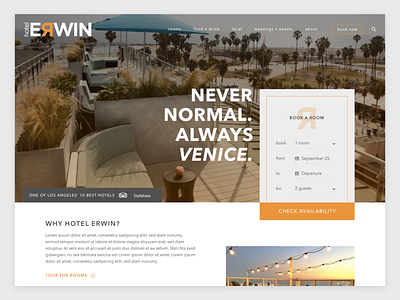 Hotel Erwin Redesign