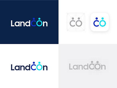 LandCon logo idea branding illustration logo popy kaka