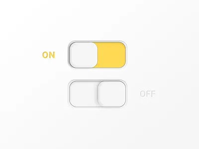 On/Off Switch | Daily UI #015 challenge daily ui daily ui 015 design minimal off switch on switch soft ui switch button ui ux