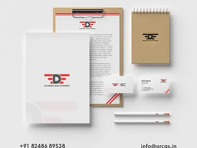 Branding Kit brand identity branding branding agency branding and identity branding design businesscard design letterhead logo minimal notepad vector visit card visiting card design
