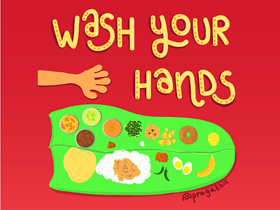 Wash Your Hands! illustration coronavirus