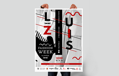 Fashion Week Klaipeda - Poster Design 2020 trending graphics 2020 trends 9inchideas brand identity branding event branding event design event flyer fashion branding fashion event fashion graphics fashion week graphic design graphics poster poster a day poster art poster design posters print materials