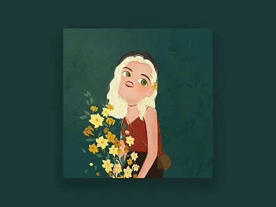 winter jasmine illustration