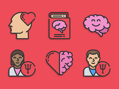 Mental Health icons designer icon designs icons icons design icons pack iconset illustration mental health