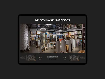 Pushkin Art Gallery . art art direction artist artwork desktop e commerce e shop gallery gallery art janisstraut paint pushkin ui ux webdesign website