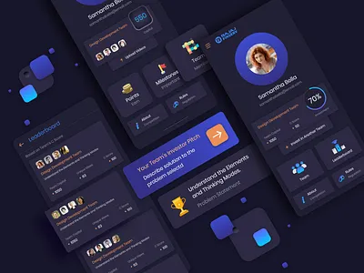 ATOM about card dailyui dashboad gaming ganesha home investor leaderboard list madewithadobexd milestone mobile points rules team