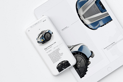 Wiper robots app design minimal ui ux web website