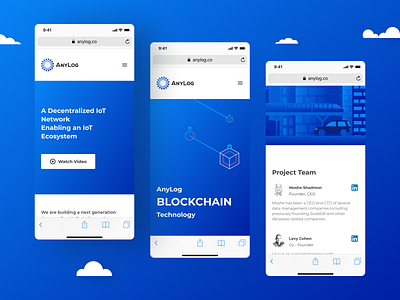 Project - AnyLog app design mobile mobile app mobile ui