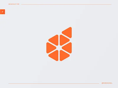 36 days of type: D 36daysoftype design designer graphic identity design illustrator logo