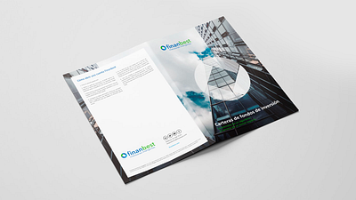 Finanbest Brochure advertising brand brochuredesign business creative designer designstudio graphicdesign illustration print