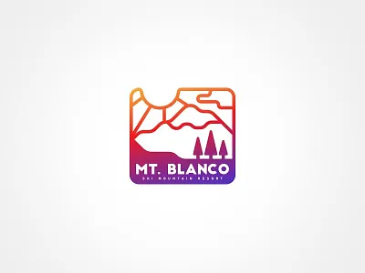 Mt. Blanco dailylogochallenge design illustrator illustrator cc logo overwatch