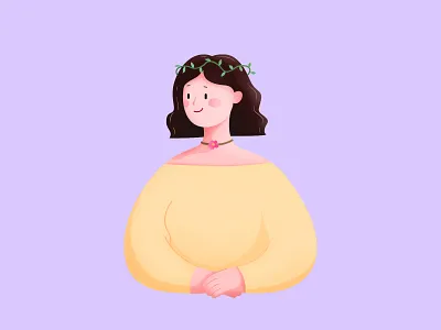 007 - A Pretty Girl girl illustration