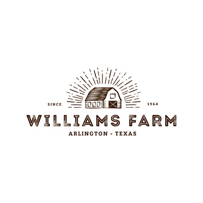 Vintage logo concept design for Farm company. brand identity branding design graphic design logo print typography vector