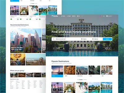 Hotel Page Design for Timbu.com app design figma typography ui ui designer uidesign ux ux design ux designer web