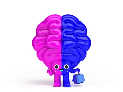 brain character for Cosmos 3d animation animation studio branding character character animation studio pigeon