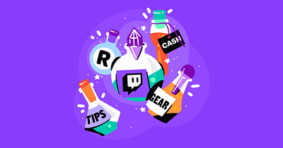 Complete Twitch guide from Restream chemistry guide illustration magic magical poison stream streaming tips