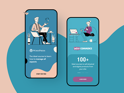 WordPress Masters Support app application business colourful design digital product e commerce education entrepreneur halo halo lab learning mentorship mobile seo startup support wordpress