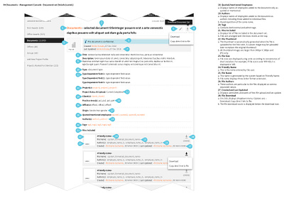 Spec sheet sample design documentation documentation specifications