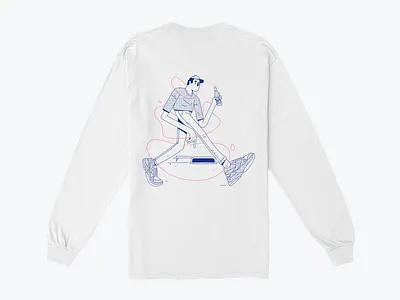 GIVEAWAY / CONCOURS - WIN THIS TEE!! abstract character clothe editorial illustration giveaway illustration man outline procreate texture tshirt