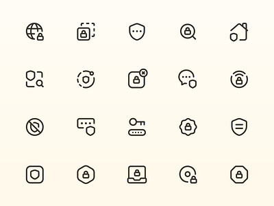 Myicons — Protection, Security vector line icons essential icons flat icons icon design icon pack icons icons design icons pack interface icons line icons myicons ui ui design ui designer ui icons ui kit ui pack ui set web design web designer web ui